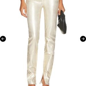 Jonathan Simkhai Cream Boot Cut Jeans- new with tags still on